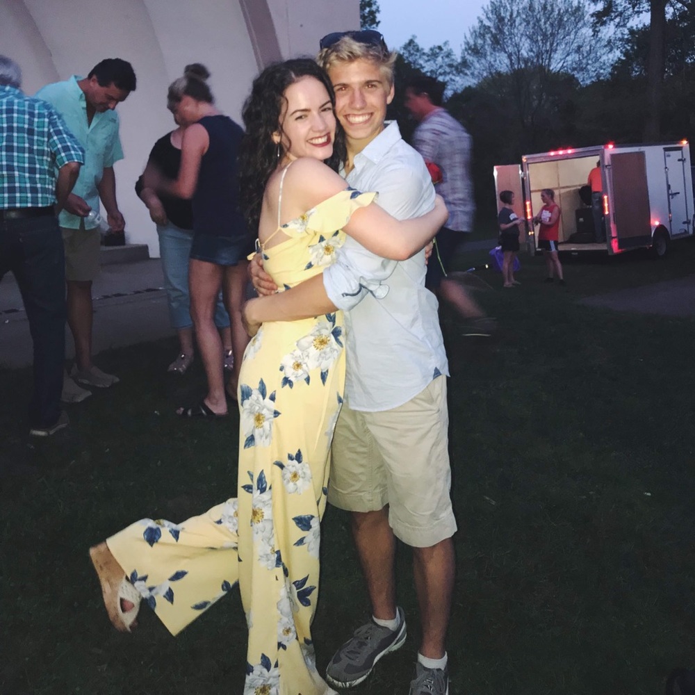 Yellow jumpsuit/romper
